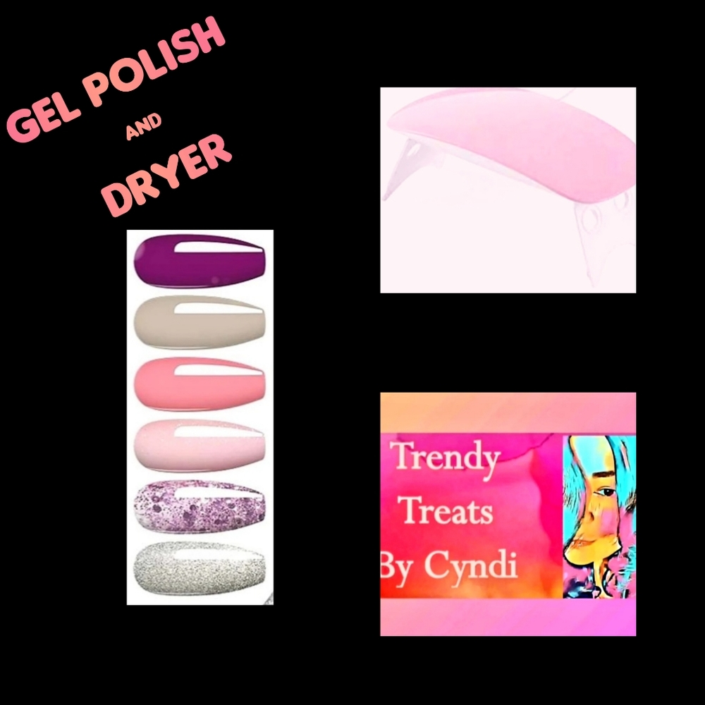 Gel Nail Polish Set Nude Serises & Dryer